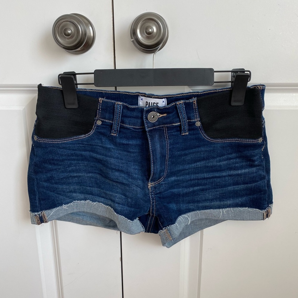 Paige Maternity Denim Shorts